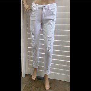 KanCan denim frayed skinny jeans